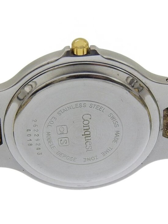 LONGINES Conquest Watches 4018 white WhiteDial Stainless Steel/Plated Gold... main image 8